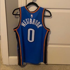 Authentic Russel Westbrook basketball jersey